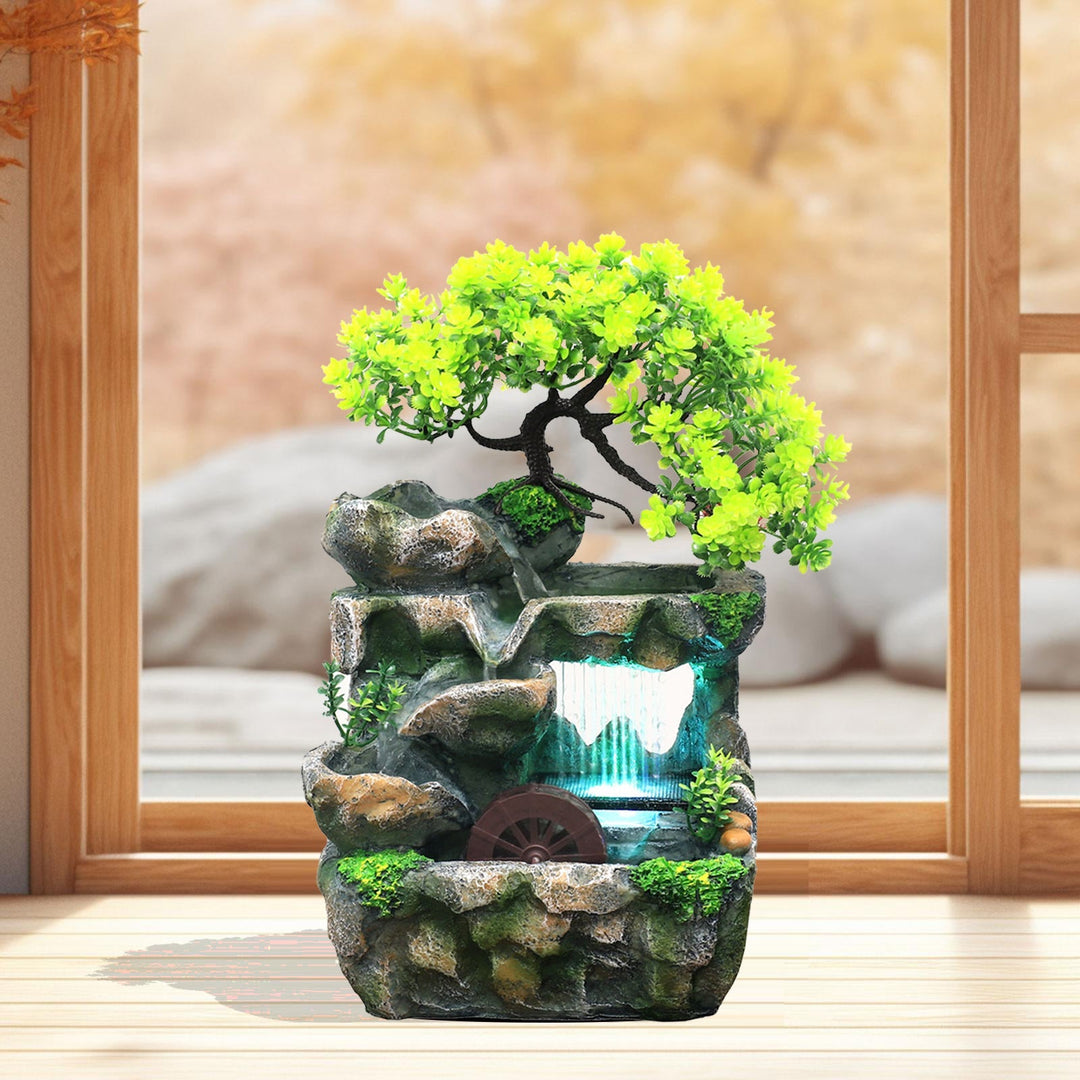 Natural Mini Tree Waterfall Desk Fountain | Stornfield