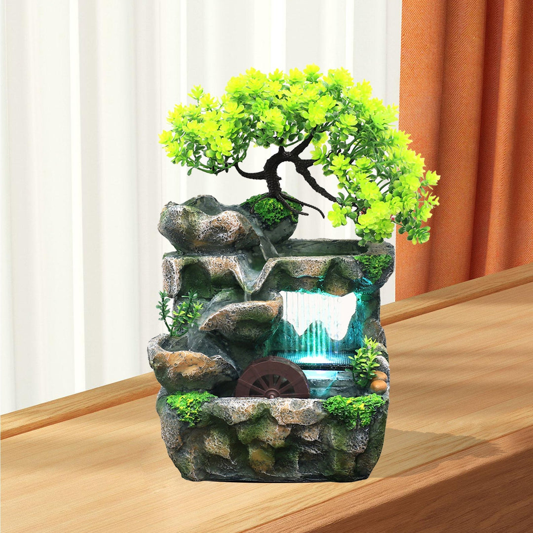 Natural Mini Tree Waterfall Desk Fountain | Stornfield