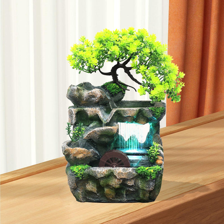 Natural Mini Tree Waterfall Desk Fountain | Stornfield