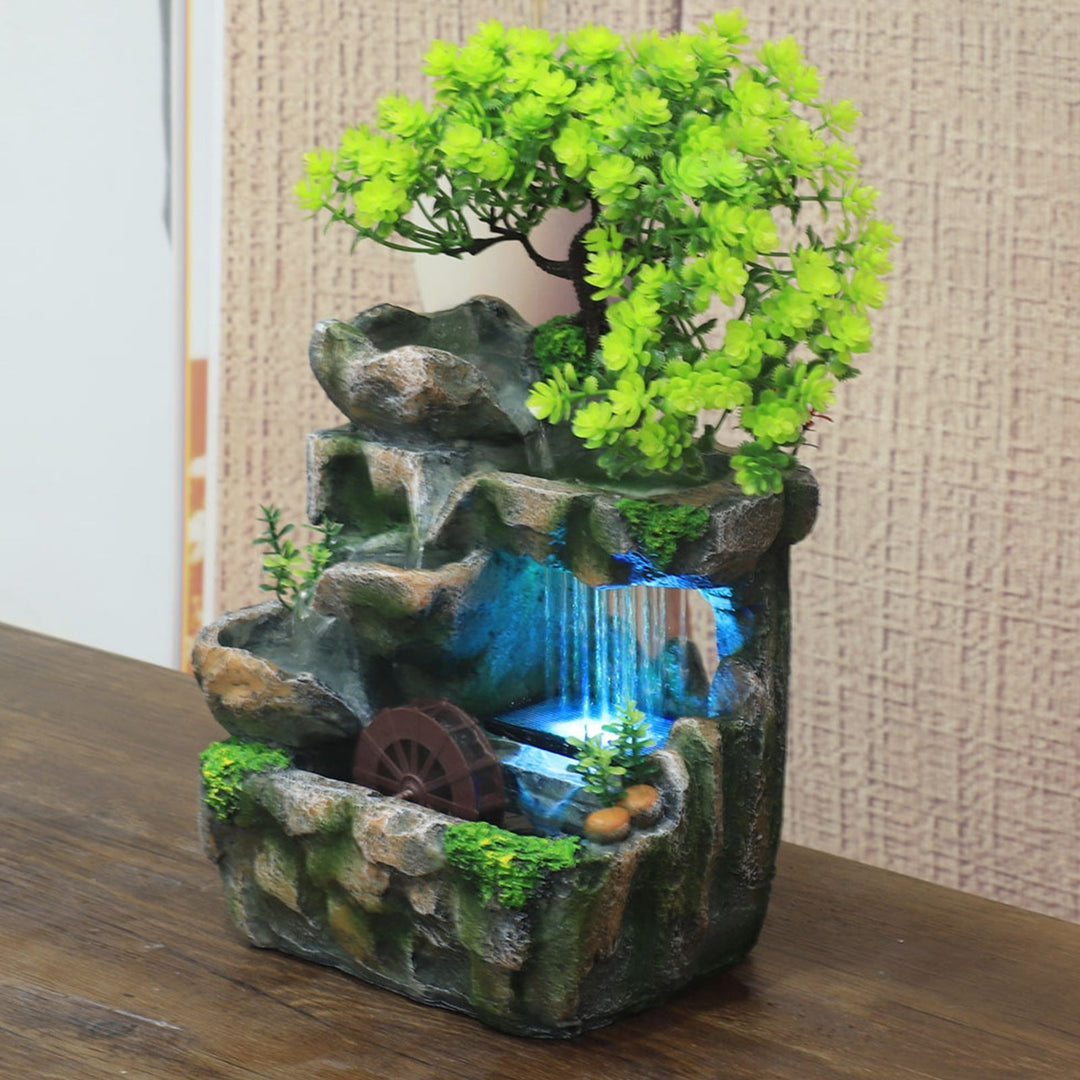 Natural Mini Tree Waterfall Desk Fountain | Stornfield