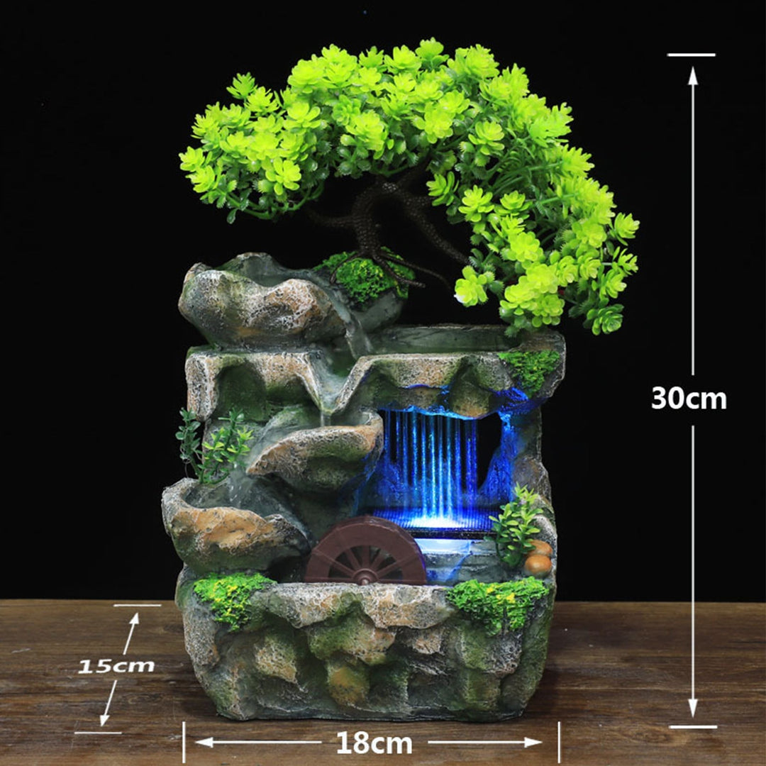 Natural Mini Tree Waterfall Desk Fountain | Stornfield