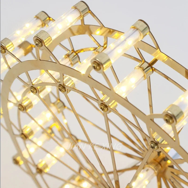 LED Ferris Wheel Desk Lamp, Decorative Lighting with Music Function, Retro Desk Light for Home | Stornfield