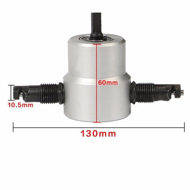 Double Head Sheet Metal Nibbler Drill Attachment | Stornfield