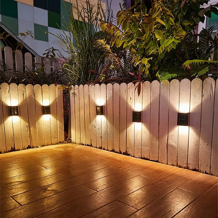 Stornfield | LUMIX | New Outdoor Solar Wall Light | Waterproof LED Solar Lamp for Garden Ambient Lighting