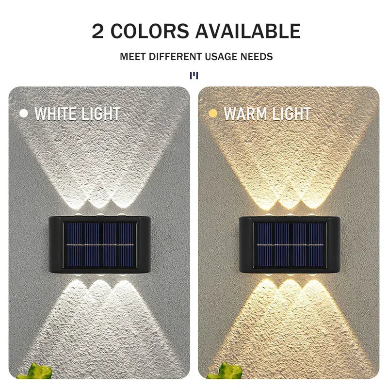 Stornfield | LUMIX | New Outdoor Solar Wall Light | Waterproof LED Solar Lamp for Garden Ambient Lighting