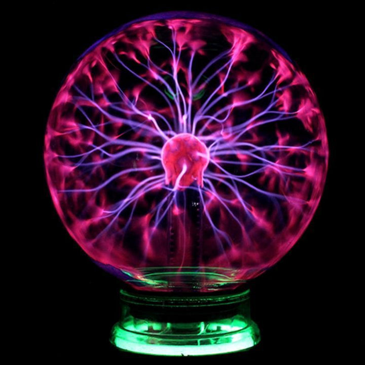 Stornfield | PlasmaNova Plasma Ball Night Light | Interactive Lighting | Decorative Table Lamp | Perfect for Home and Office