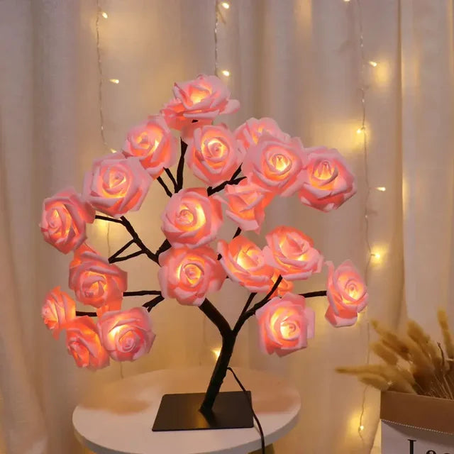 LED Tree Table Lamp – Romantic Decorative Light, Warm Light, Perfect for Living Room and Bedroom | Stornfield