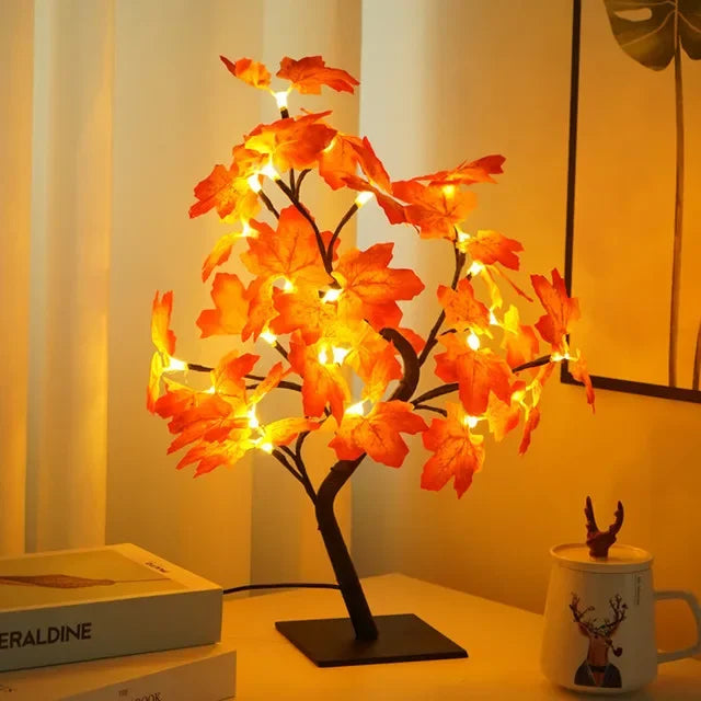 LED Tree Table Lamp – Romantic Decorative Light, Warm Light, Perfect for Living Room and Bedroom | Stornfield