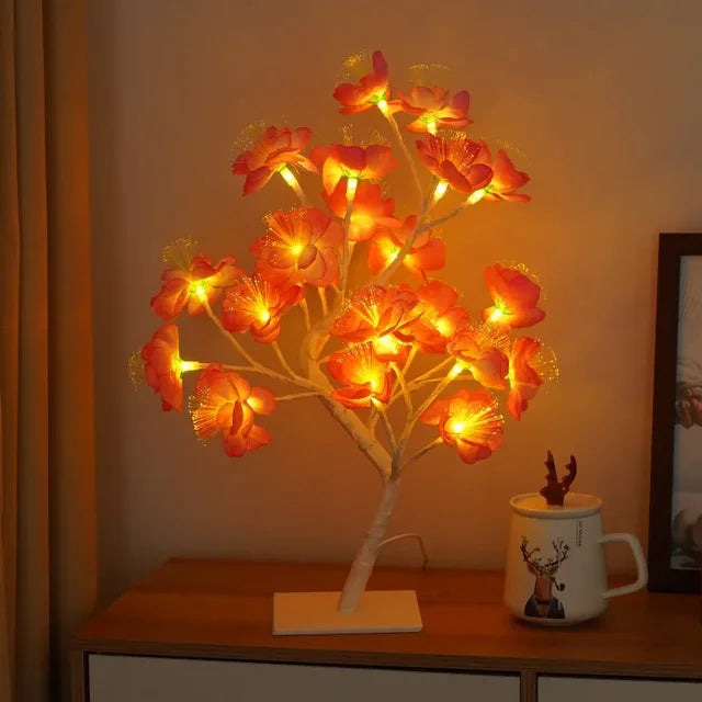 LED Tree Table Lamp – Romantic Decorative Light, Warm Light, Perfect for Living Room and Bedroom | Stornfield