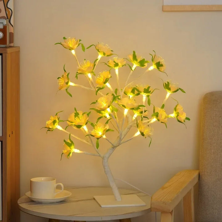 LED Tree Table Lamp – Romantic Decorative Light, Warm Light, Perfect for Living Room and Bedroom | Stornfield