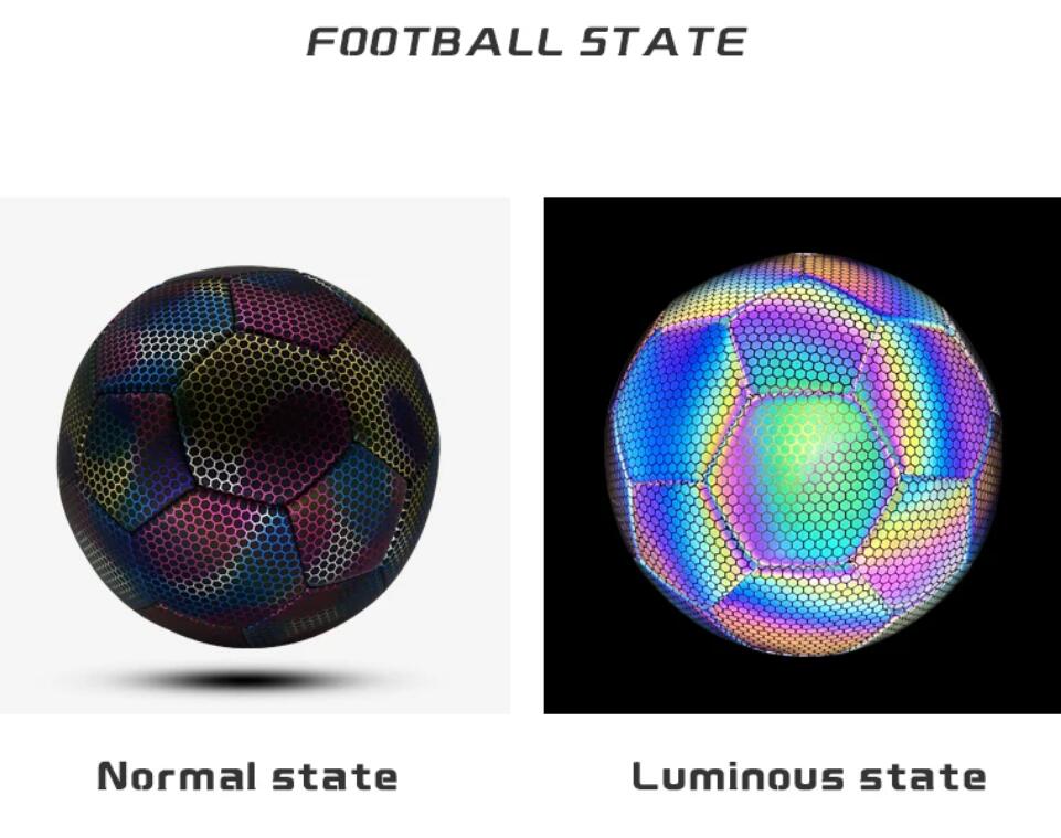 Reflective soccer ball - size 4 and 5 - | Stornfield