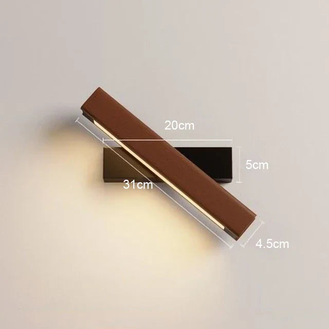 LED Wall Lamp made of Wood – Modern Wall Light for Bedroom | Stornfield