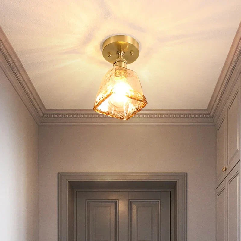 Nordic ceiling light with creative glass cup look – Modern design for hallway and living room | Stornfield