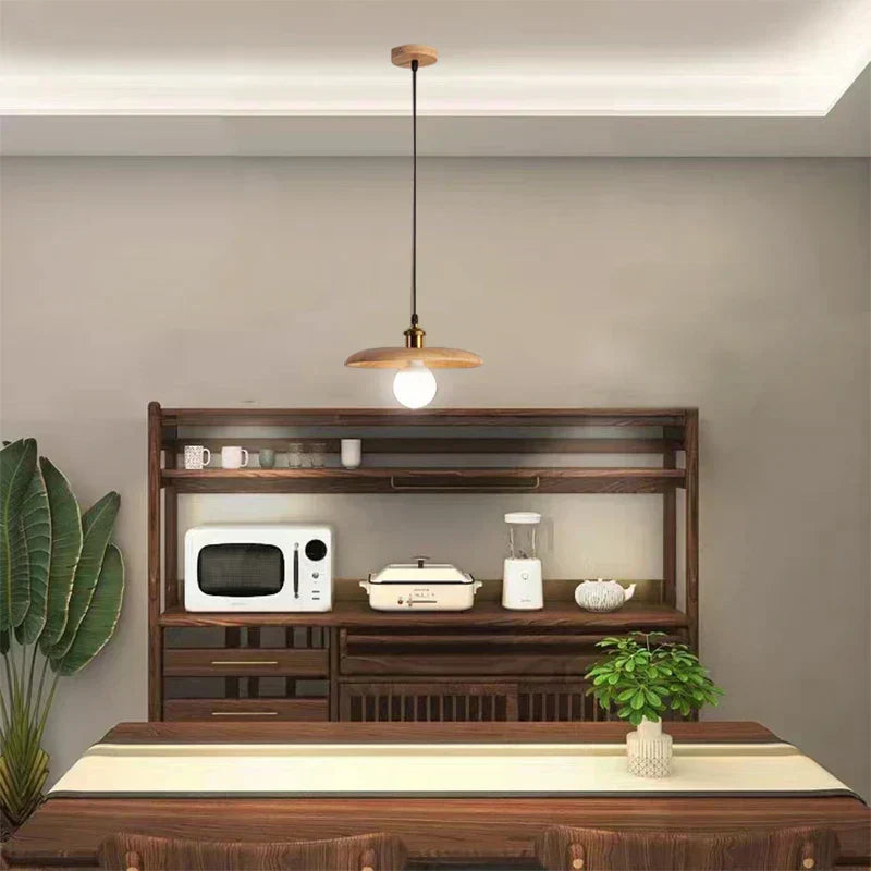 Rustic wooden pendant light for your home | Stornfield