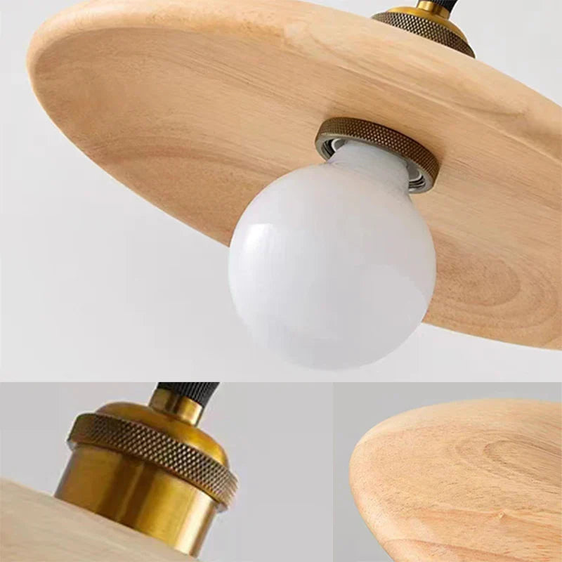 Nordic Hanging Lamp made of Wood – Minimalist Pendant Light in Scandi Design | Stornfield