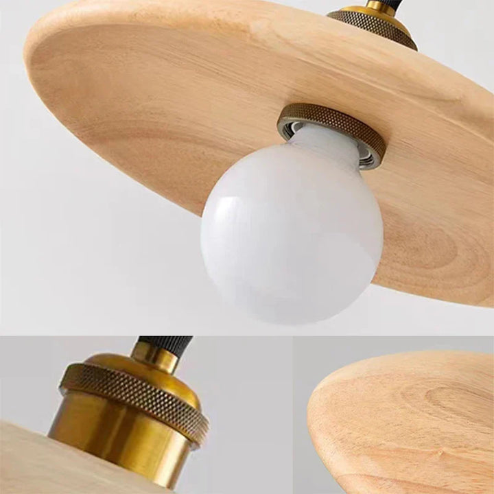 Nordic Hanging Lamp made of Wood – Minimalist Pendant Light in Scandi Design | Stornfield