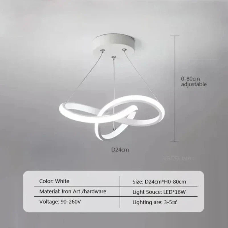 Stornfield | LumiWave LED Ceiling Light | Energy-Saving Designer Lamp for Living Room, Bedroom & Kitchen | Modern LED Lighting