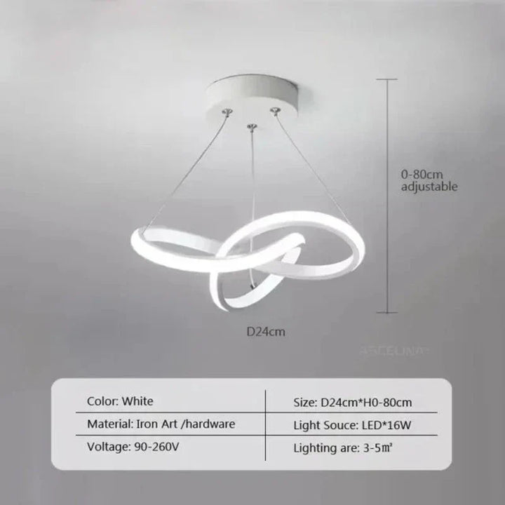 Stornfield | LumiWave LED Ceiling Light | Energy-Saving Designer Lamp for Living Room, Bedroom & Kitchen | Modern LED Lighting