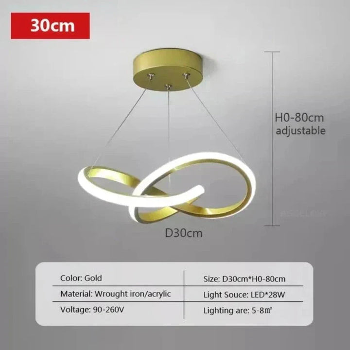 Stornfield | LumiWave LED Ceiling Light | Energy-Saving Designer Lamp for Living Room, Bedroom & Kitchen | Modern LED Lighting