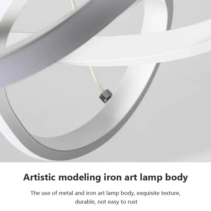 Stornfield | LumiWave LED Ceiling Light | Energy-Saving Designer Lamp for Living Room, Bedroom & Kitchen | Modern LED Lighting