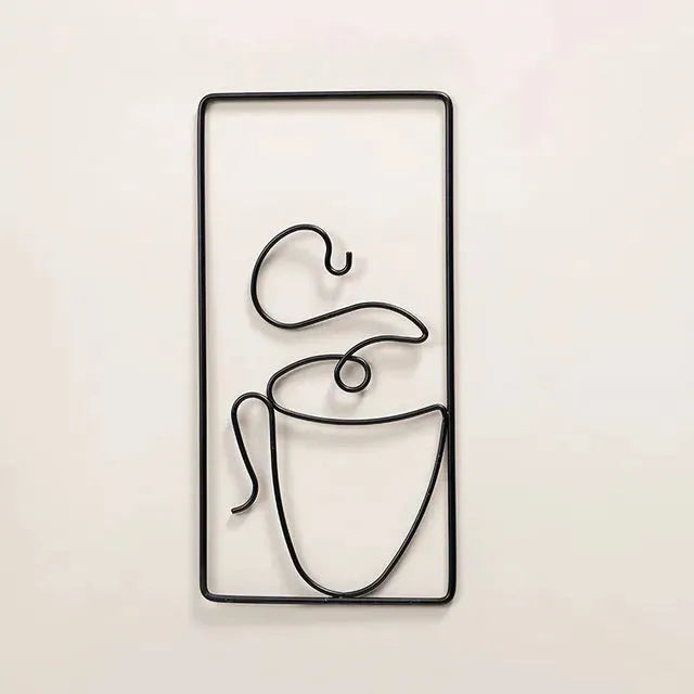 Fade-Resistant Wall Art with Coffee Mug for Indoor and Outdoor Use Stornfield