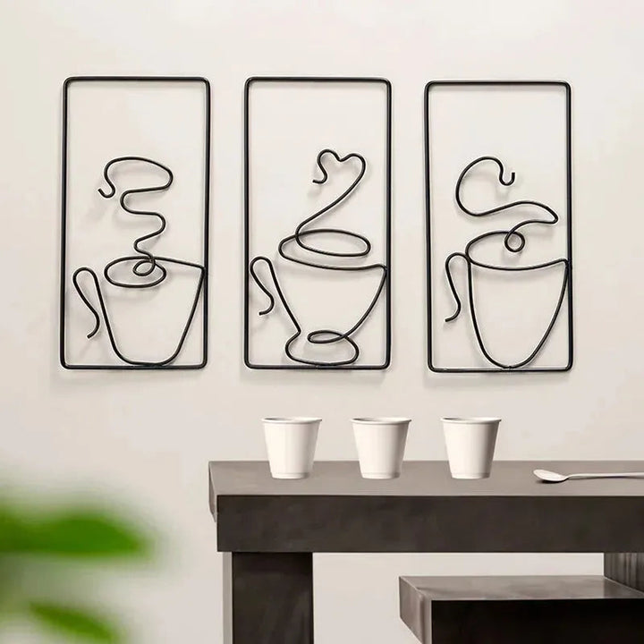 Fade-Resistant Wall Art with Coffee Mug for Indoor and Outdoor Use Stornfield