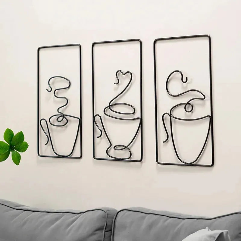 Fade-Resistant Wall Art with Coffee Mug for Indoor and Outdoor Use Stornfield