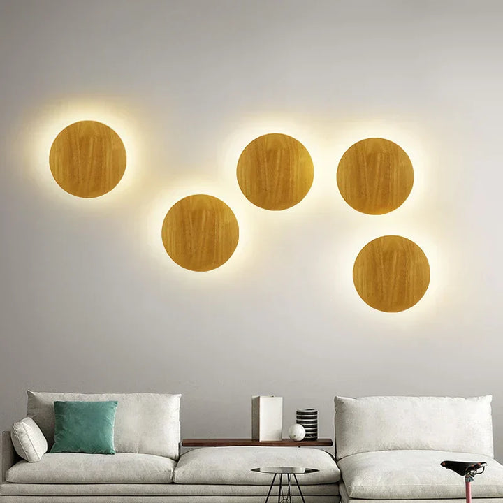 Stornfield | LuxeRadiant – Scandinavian Wooden Wall Sconce