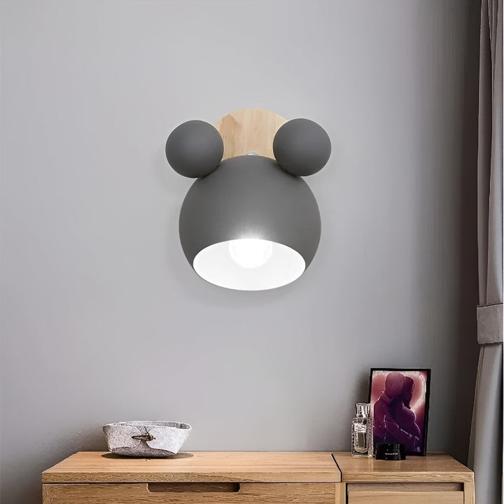 Wall lamp in Mickey design – Decorative and Modern | Perfect for children's room & living room | Stornfield