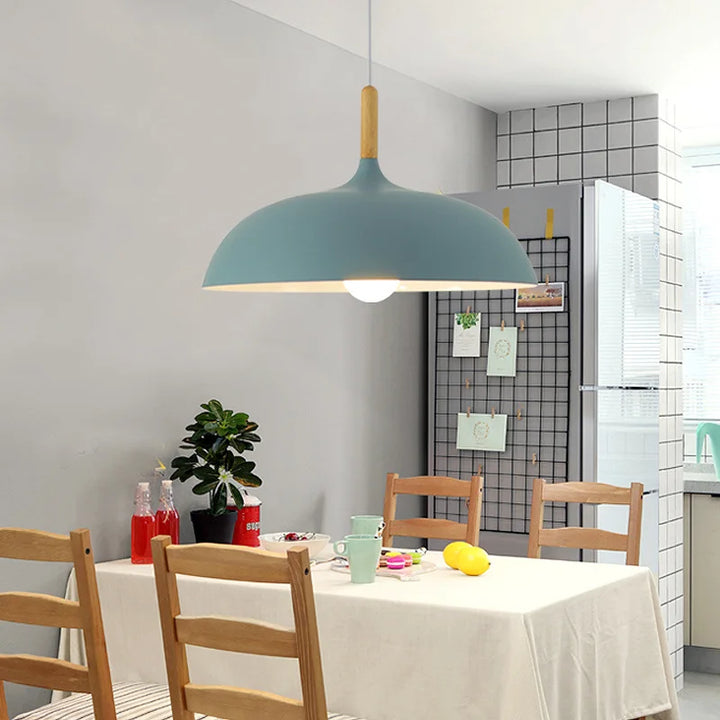 Oak wood ceiling light in Nordic design – LED wood plafond lamp | Stornfield