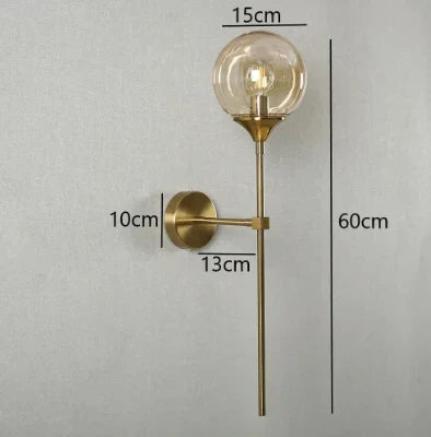 Stornfield | Modern Scandinavian Glass Wall Light