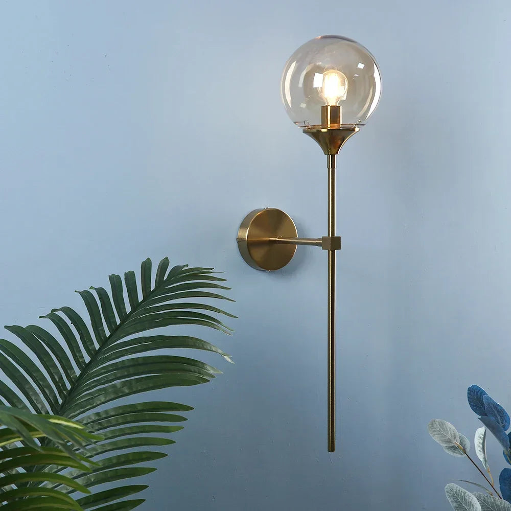 Stornfield | Modern Scandinavian Glass Wall Light