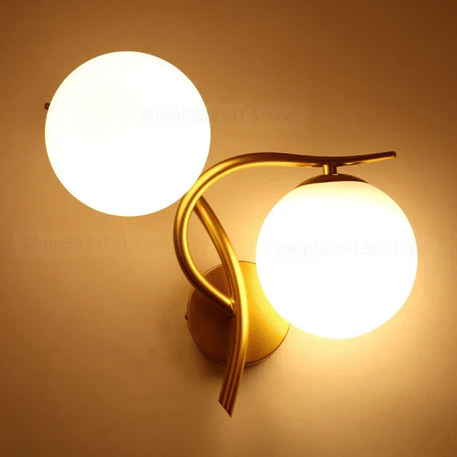 Modern Scandinavian Wall Light made of Iron – Minimalist LED Wall Lamp for Living Room & Bedroom | Stornfield