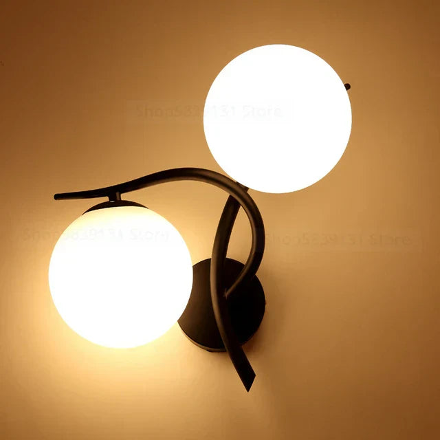 Modern Scandinavian Wall Light made of Iron – Minimalist LED Wall Lamp for Living Room & Bedroom | Stornfield