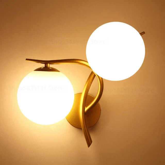 Modern Scandinavian Wall Light made of Iron – Minimalist LED Wall Lamp for Living Room & Bedroom | Stornfield