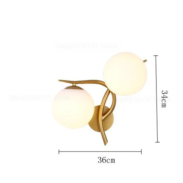 Modern Scandinavian Wall Light made of Iron – Minimalist LED Wall Lamp for Living Room & Bedroom | Stornfield