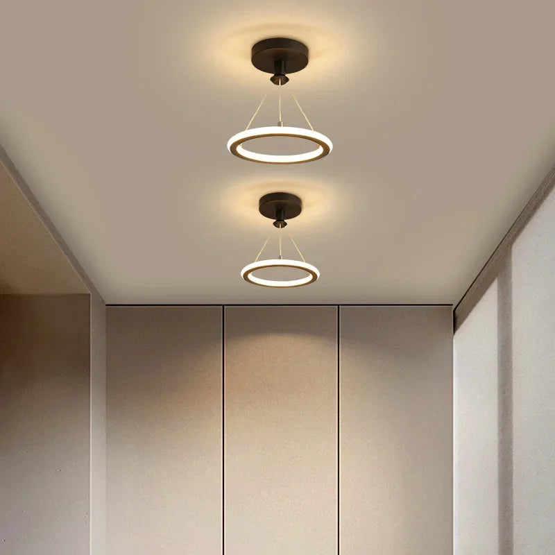 Modern LED ceiling light for hallway & entrance area, minimalist lighting | Stornfield