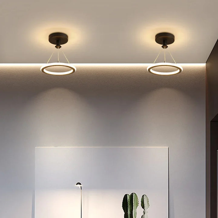 Modern LED ceiling light for hallway & entrance area, minimalist lighting | Stornfield