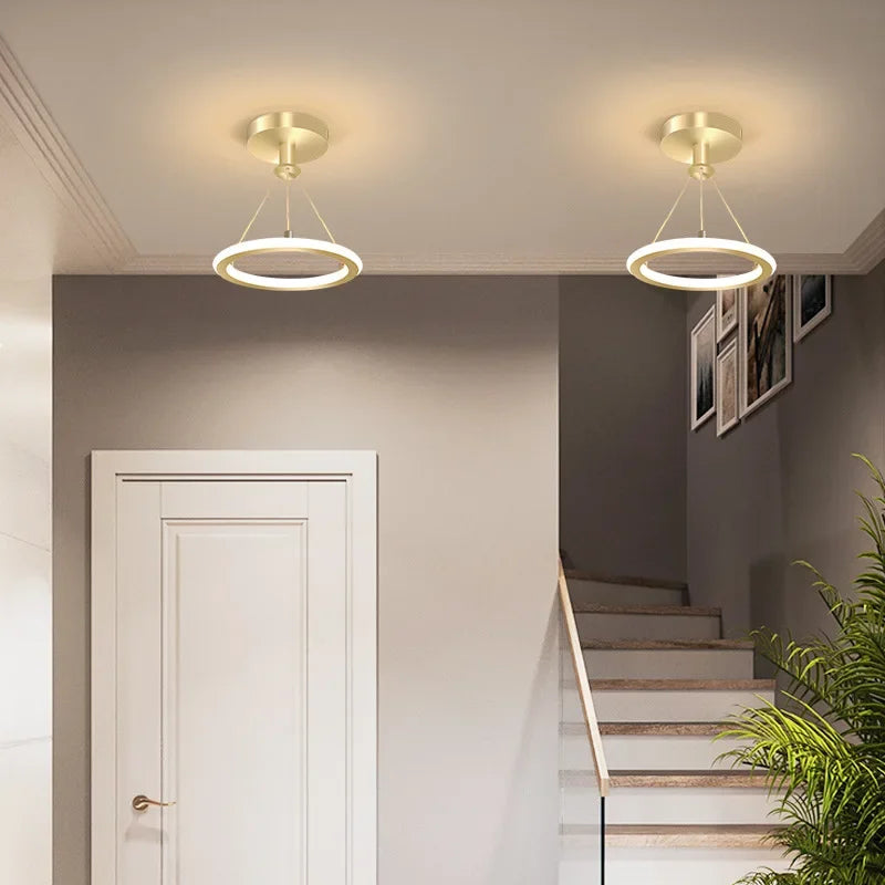 Modern LED ceiling light for hallway & entrance area, minimalist lighting | Stornfield