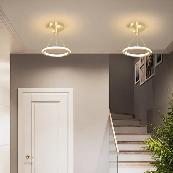 Modern LED ceiling light for hallway & entrance area, minimalist lighting | Stornfield
