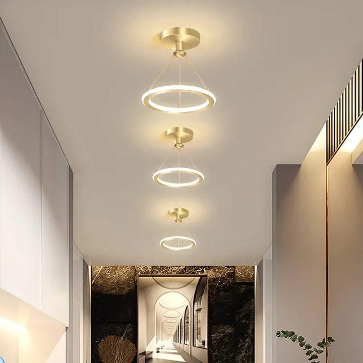 Modern LED ceiling light for hallway & entrance area, minimalist lighting | Stornfield