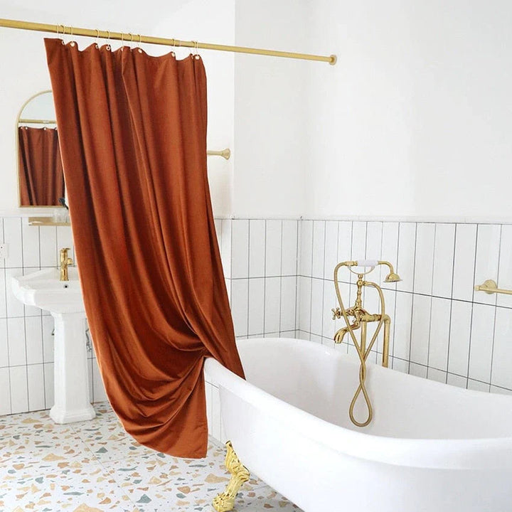 Rideau de douche Stornfield en velours nordique