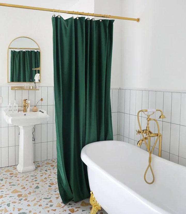 Rideau de douche Stornfield en velours nordique