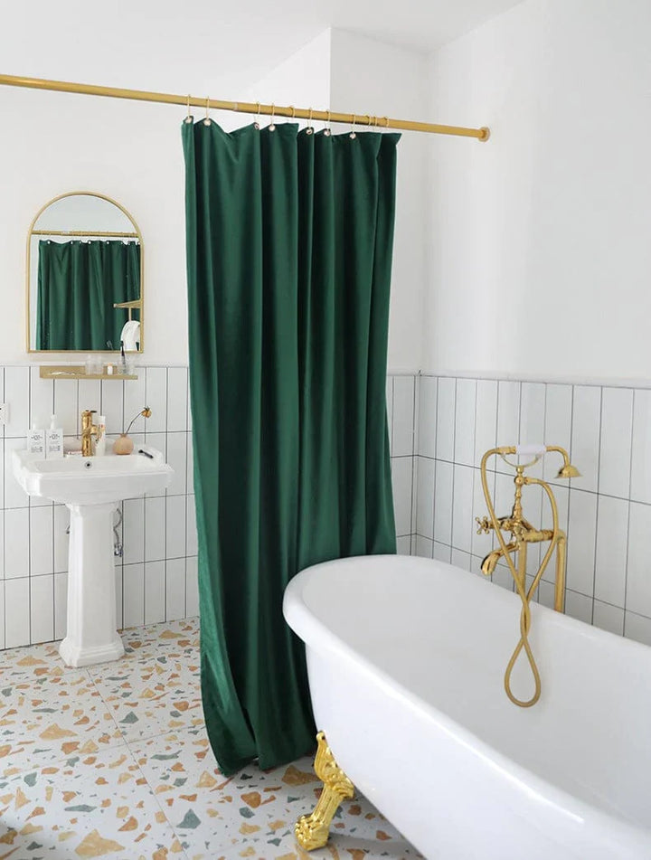 Rideau de douche Stornfield en velours nordique