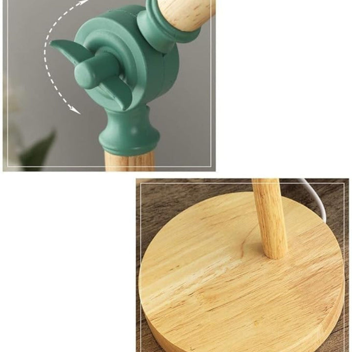 Adjustable Wood & Iron Desk Lamp | Stornfield