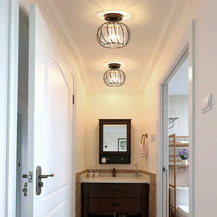 Minimalist Glass Ceiling Lamp | Stornfield