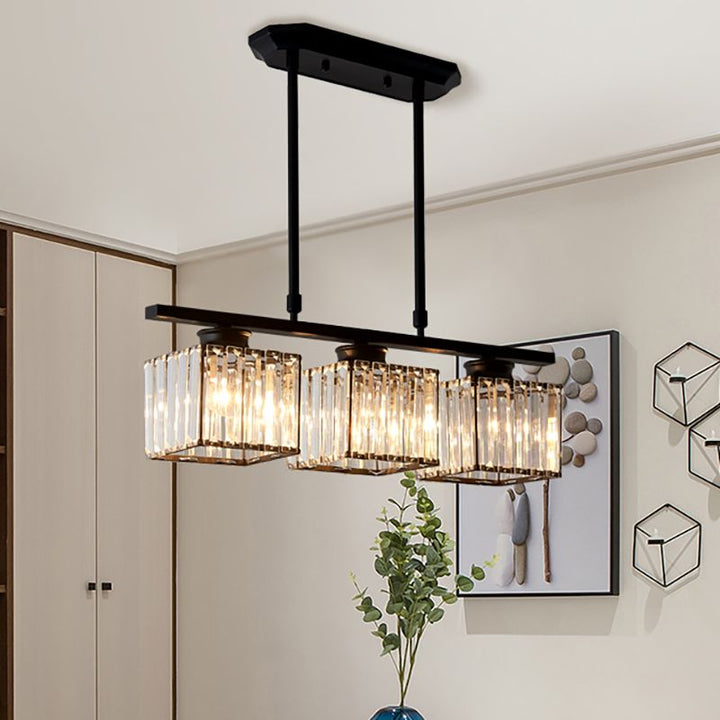 Nordic Multi-Head Glass Island Pendant Lamp | Stornfield