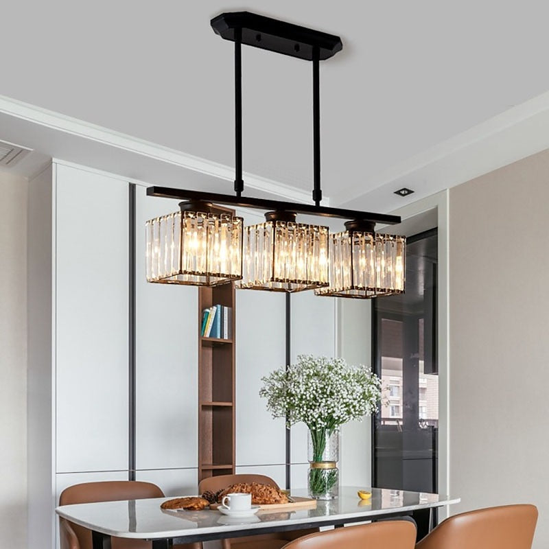 Nordic Multi-Head Glass Island Pendant Lamp | Stornfield