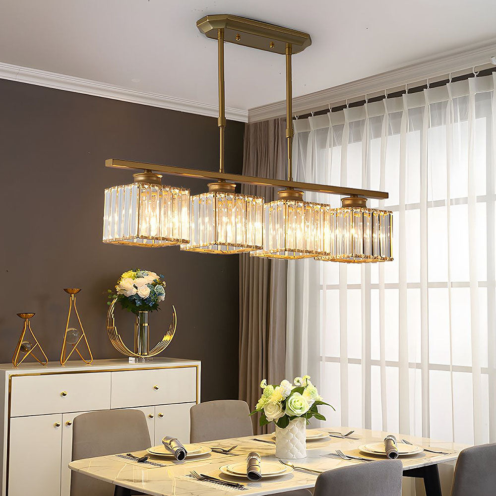 Nordic Multi-Head Glass Island Pendant Lamp | Stornfield