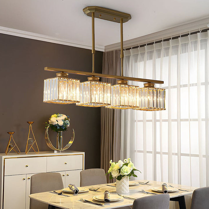 Nordic Multi-Head Glass Island Pendant Lamp | Stornfield